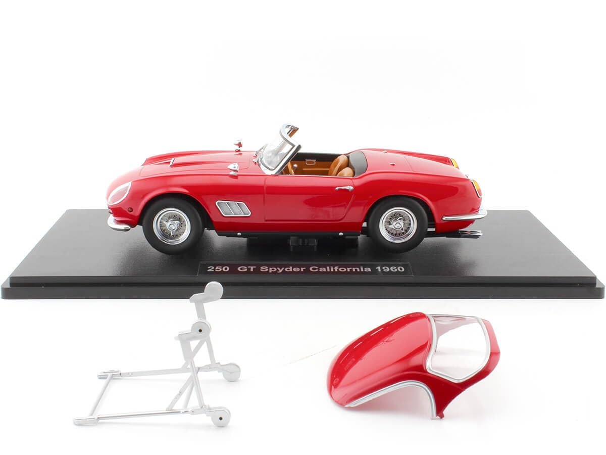 KK Scale KKDC181041 - Ferrar. 250 Gt California Spyder Red 1960 Us Version With Removable Hardtop - escala 1/18 - modelo coleccionable