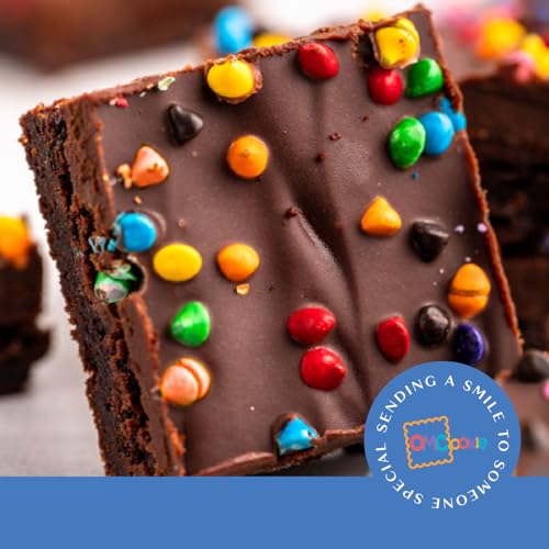 Omcookie Birthday Gift Basket Chocolate Brownies Food Gift For Men Women Cake Package thumb #1