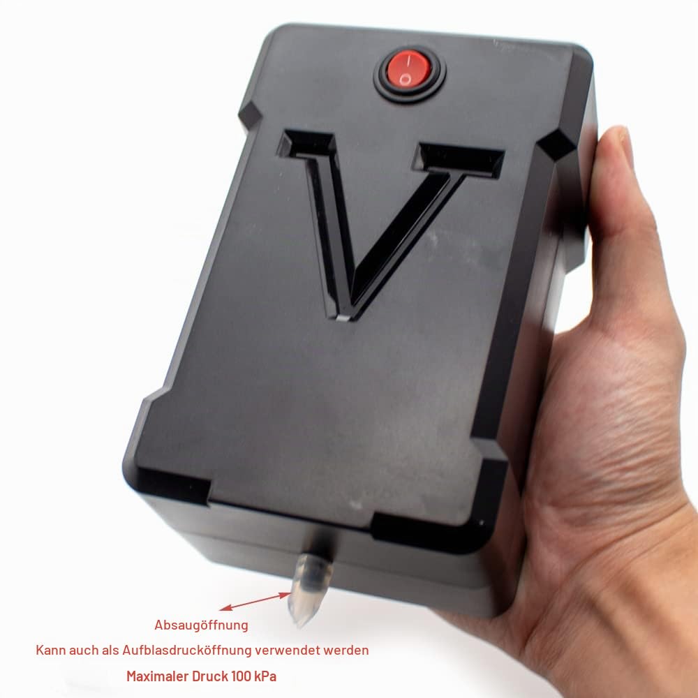 Toplionace Unterdruck Vakuumpumpe, Saugpumpe Experimentelle Verwendung Elektrische Mini Luftpumpe -60KPA 100KPA 18L/MIN DC 12V