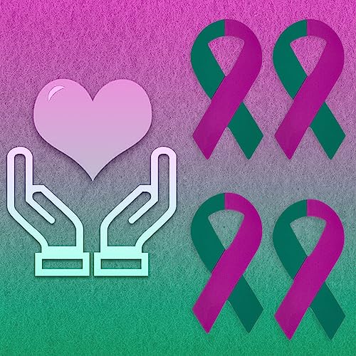 WANDIC Teal&Purple Ribbon Sticker - Image 4