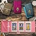 Knana 5Pcs Tarot Card Holder - Velvet Tarot Card Storage Bag, Tarot Bags and Pouches, Tarot Accessories - Palm
