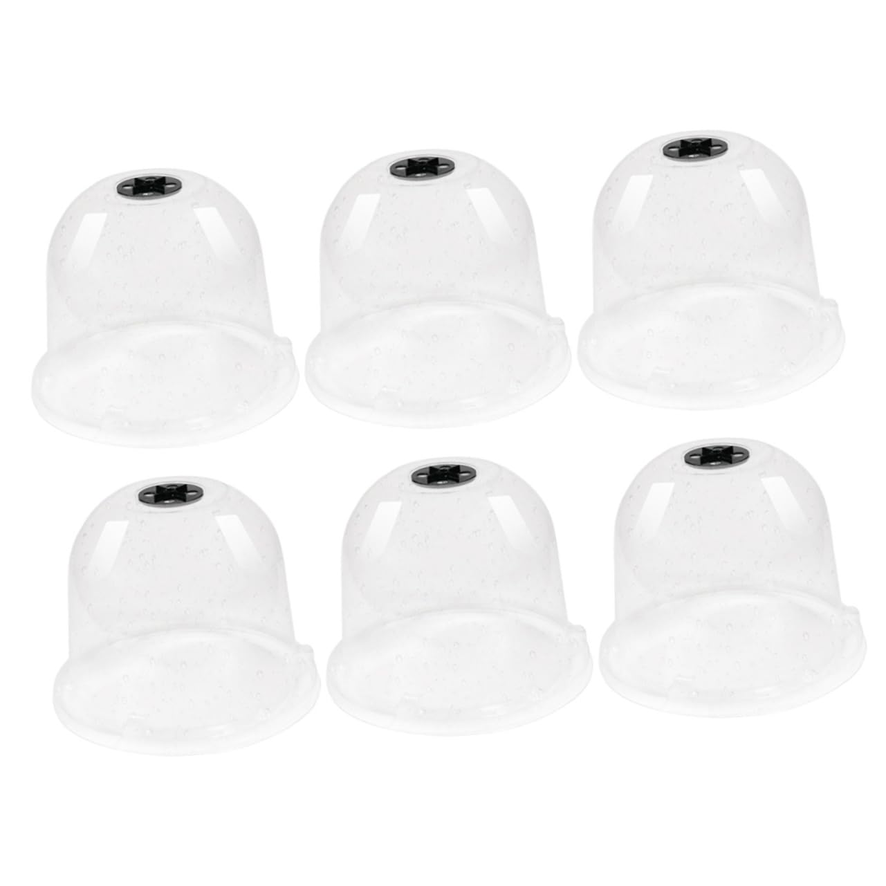 Toyvian 6 Pièces Cloche de Jardin Transparente Protection Gel Froid pour Plantes Fleurs Couverture de Culture Réutilisable pour Jardinage à Projets Paysagers