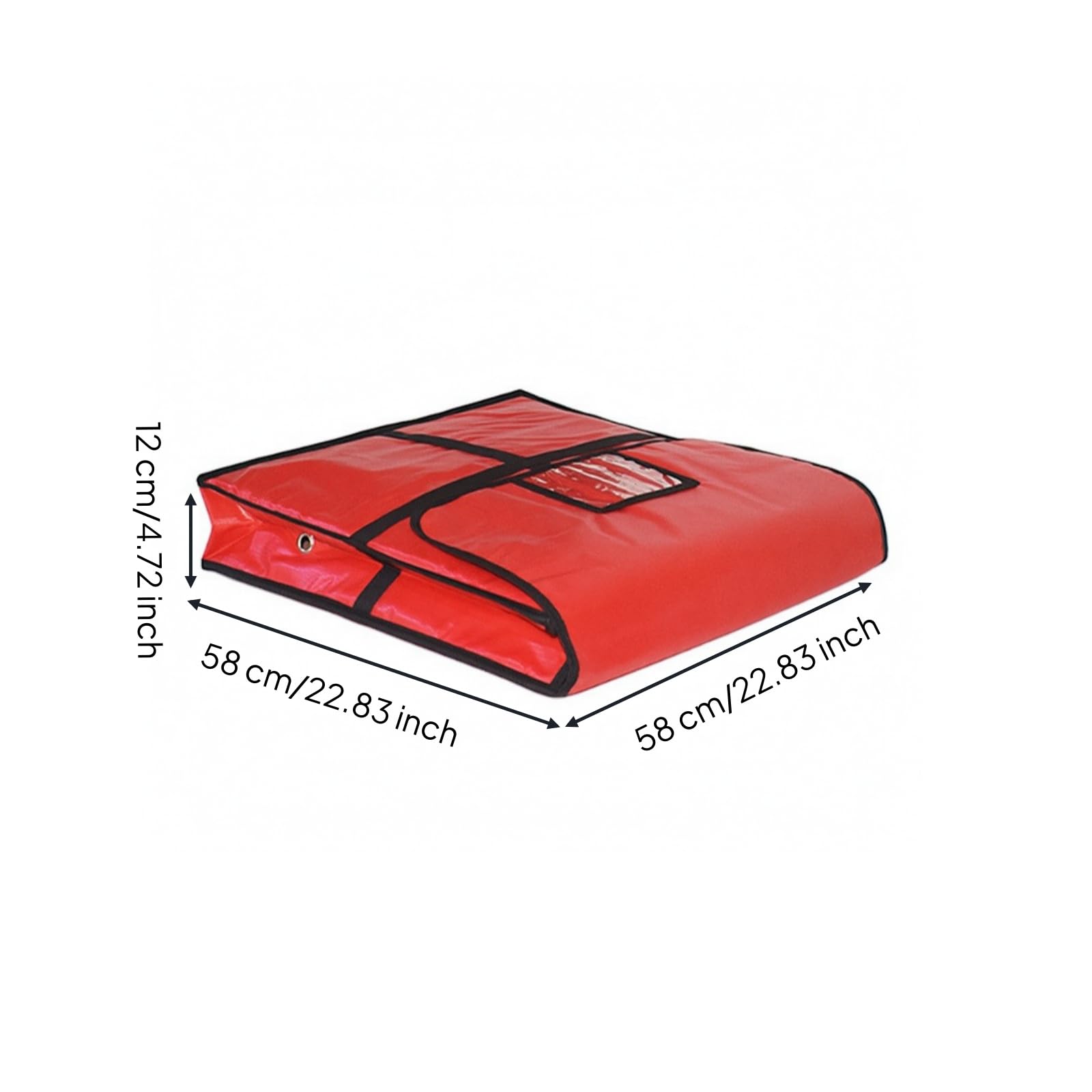 Almencla à Pizza Pliable Tissu Imperméable Robuste, Livraison Pizza, Isotherme
