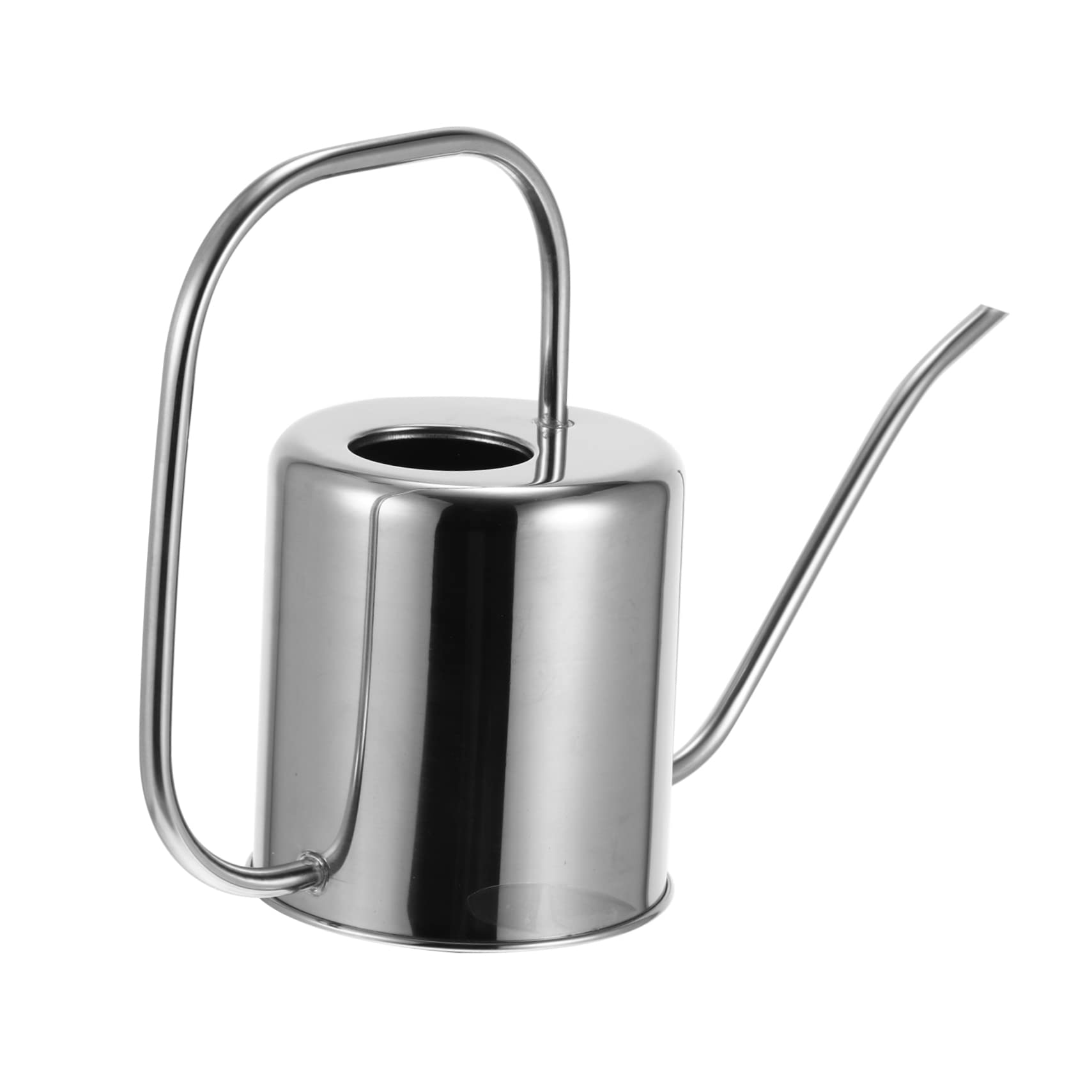 Konewka,Konewka Metalowa Konewka Dziecięca Butelka na Wodę Ze Stali Nierdzewnej Dziecięca Metalowa Butelka na Wodę Vintage Konewka Kwiatowa Konewka Butelka na Wodę do Podlewania Konewka Roślina(Silver