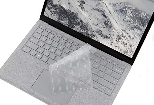 iKammo Microsoft Surface Go Clear Premium Keyboard Protective Skin Cover Compatible Microsoft Surface Go 2018 10 inch Laptop (Not for Surface Pro or Surface Book)