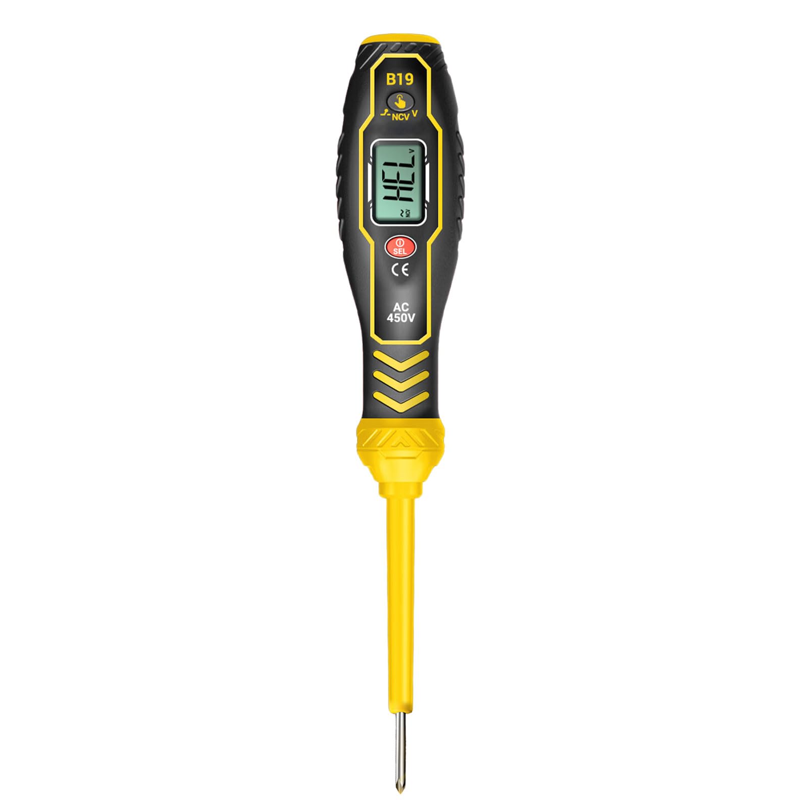 Rgybao C 30V-1000V Multifunctional Professional Electrician Electricity Display Wire Breakpoint Detection Screwdriver Hand Tool Electrical Testing Tool