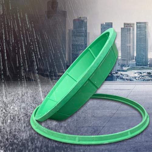 Tapa circular resistente de 35.4 pulgadas para pozos sépticos y patio 2