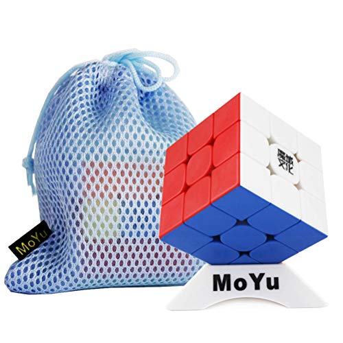 Oostifun FunnyGoo MoYu Weilong WRM 2021 WR M 3x3 MoYu Culture welong WR m 2021 Cube Puzzles Magiques Cubes Fast Twist Puzzle Cube STICKERLESS + Un Sac de Cube et Un Support