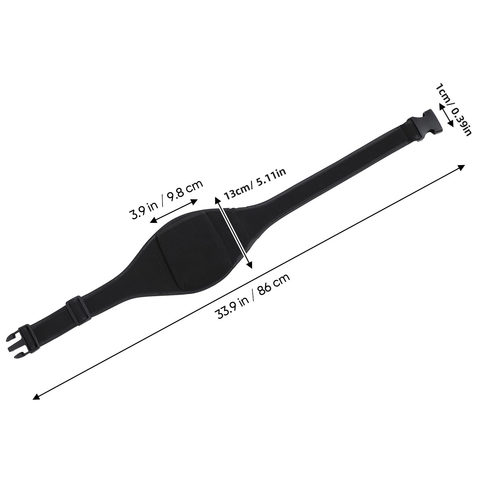 BESPORTBLE Adjustable Mic Belt Pouch for Gym Instructors Fitness Microphone Holder with Stylish Design for Comfortable Use - Image 4