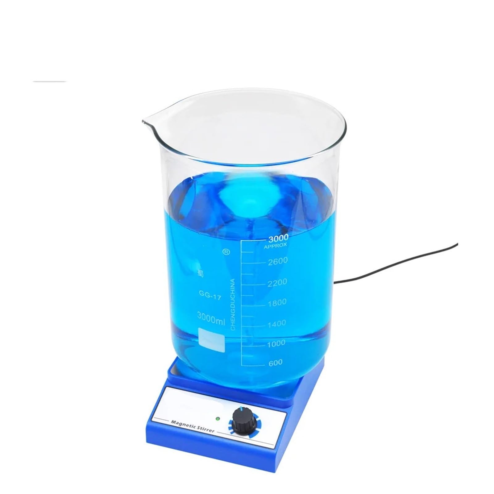 Mieszadło magnetyczne laboratoryjne mieszadło magnetyczne z mieszadłem, 3000 obr./min, AC 100-240 V, 3000 ml (EU)