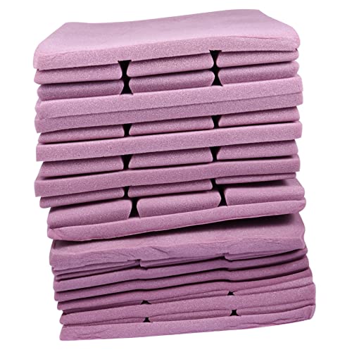 12 piezas de paneles acústicos para paredes, paneles absorbentes de sonido para insonorización en grabación, casa, oficina y gimnasio miniatura 1