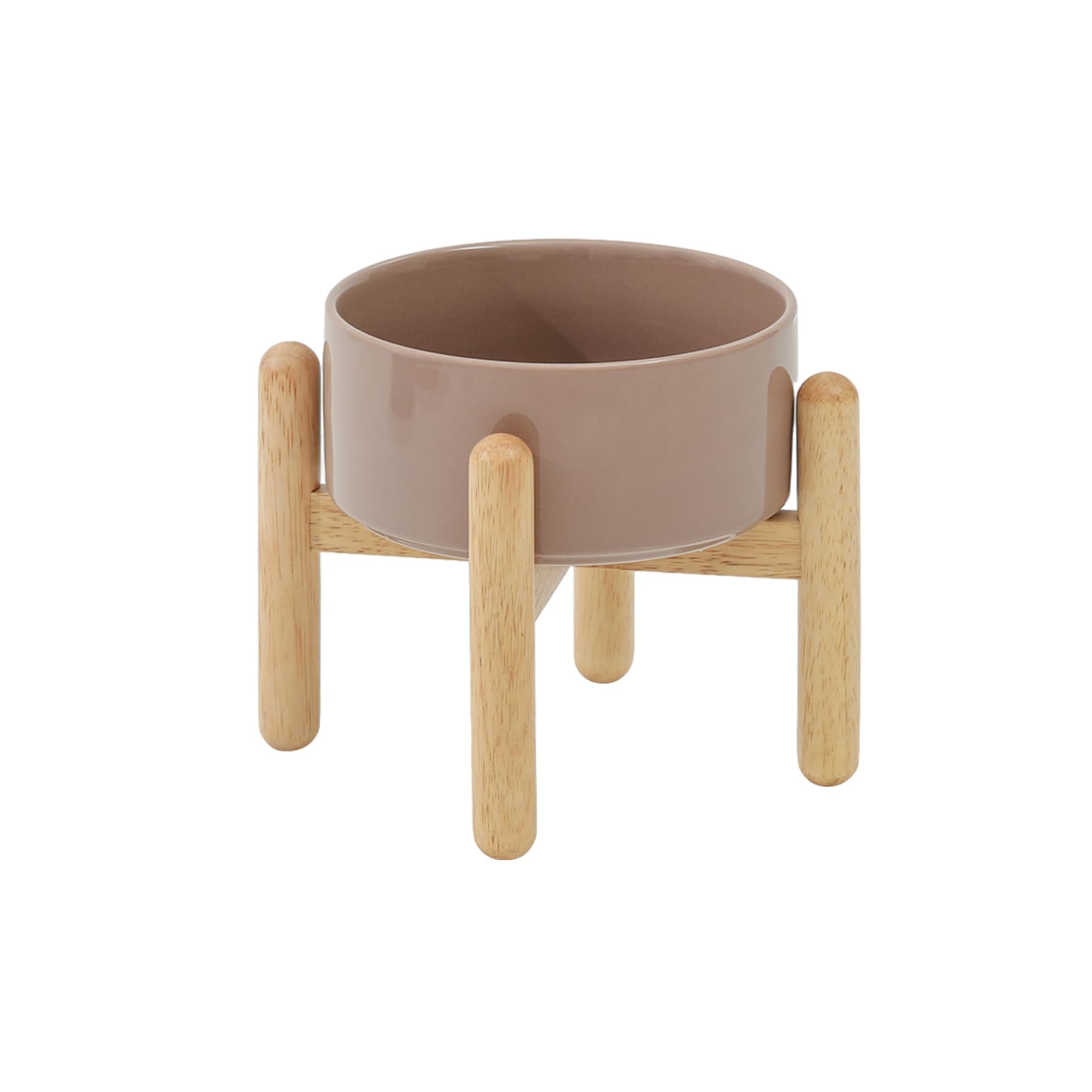 Gamelle surélevée en céramique de 15,5 cm Havniva avec support de qualité supérieure