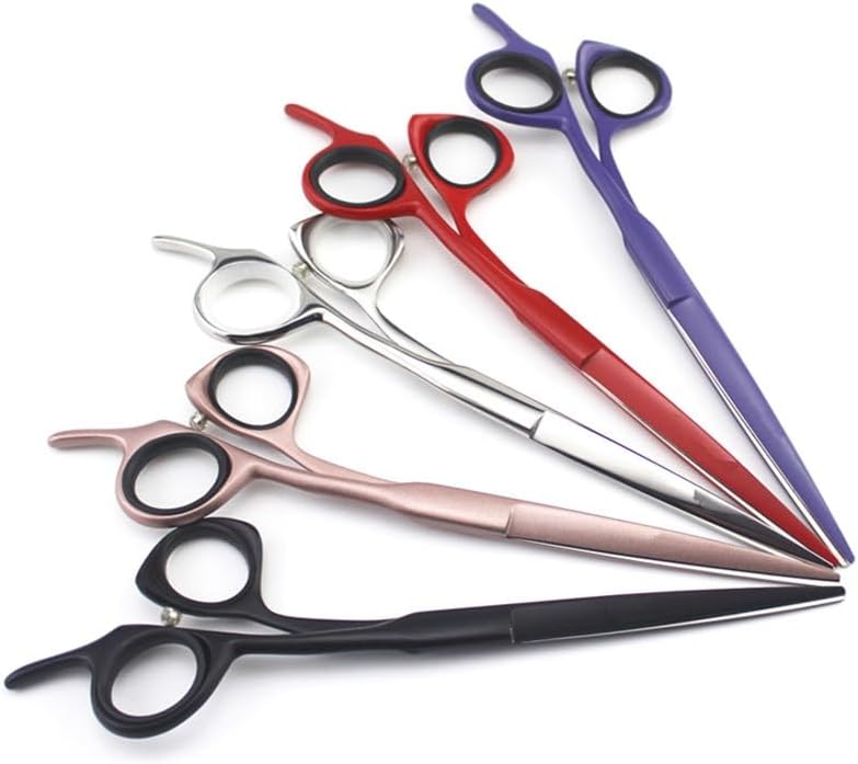Professional Dog Grooming Scissors - 7 Inch Japanese 440C Steel Shears for Pet Hair Cutting and Hairdressing