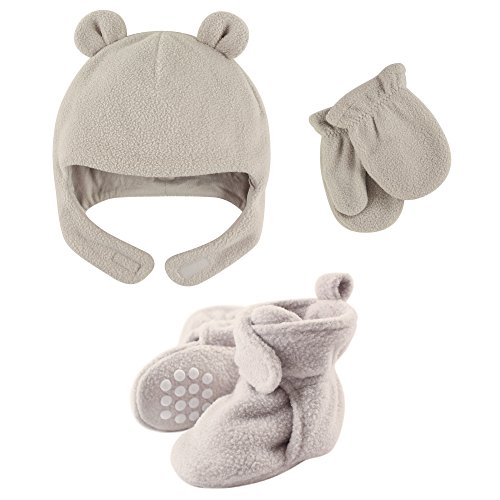Luvable Friends Fleece Winter Hat, Mittens and Booties Set