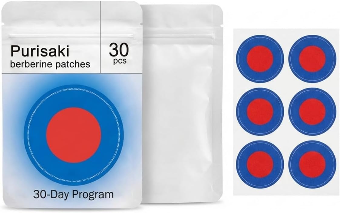 PURISAKI Berberine Patches,NaturalSupport Your Daily Balance for Men and Women(2pcs)