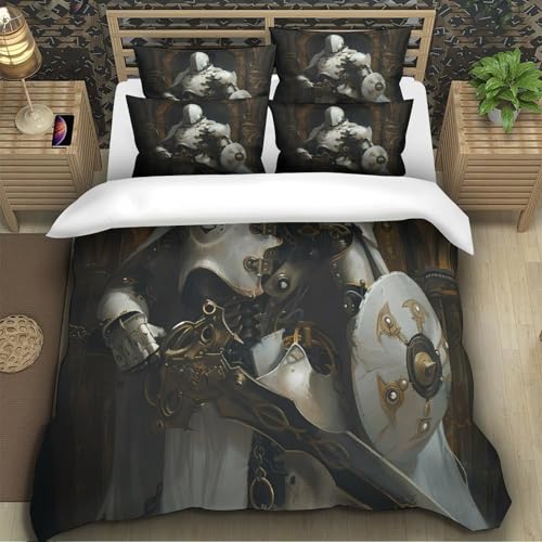 Housse de couette royale microfibre 3D hypoallergénique de qualité supérieure - 5