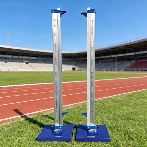 Normes de saut réglables en hauteur pour entraînement d'athlétisme intensif