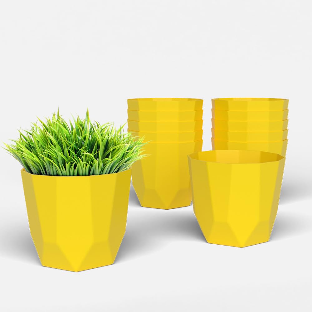 YUCCABE ITALIA SHERA Hexa Planters - Marble White -19 YUCCABE ITALIA SHERA Hexa Planters - Marble White -19