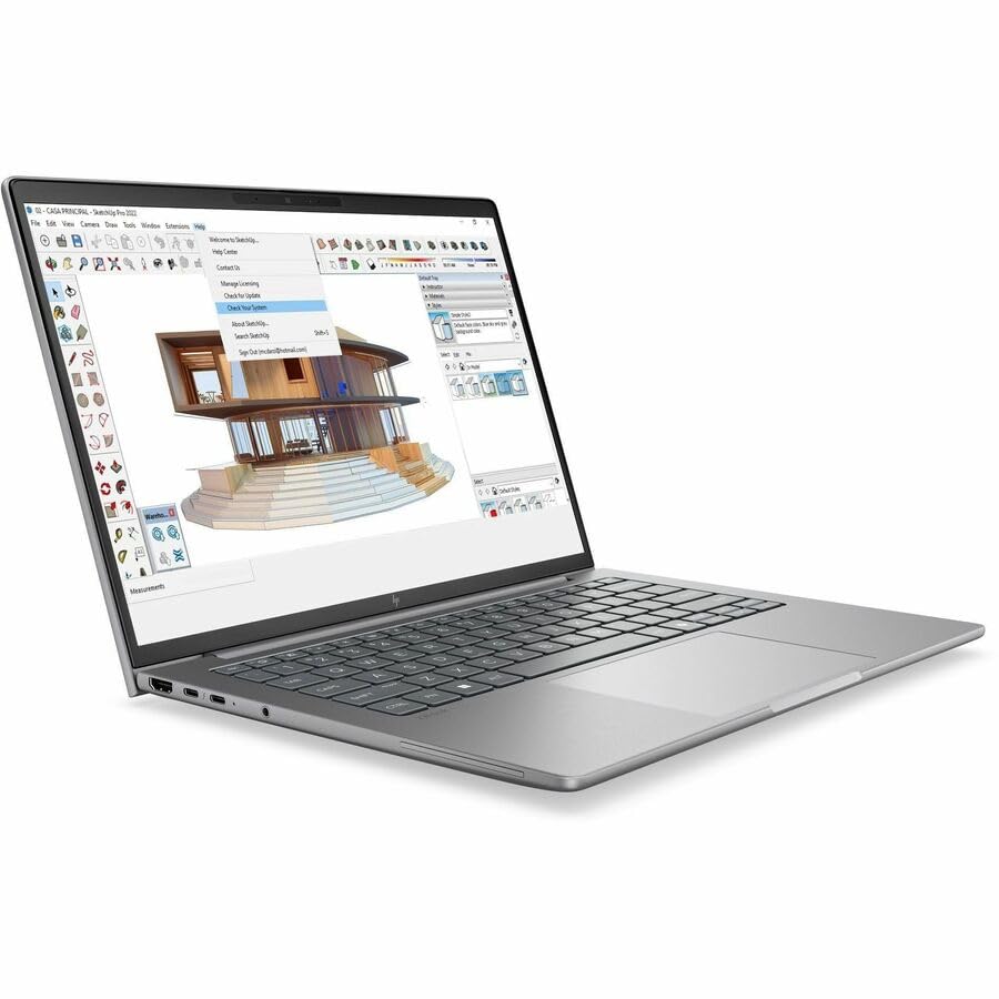 Image of HP ZBook 8 G2a 14 inch Touchscreen Copilot+ PC Mobile Workstation - WUXGA - 60 Hz - AMD Ryzen AI 7 PRO Ryzen AI PRO 400 Series 450-32 GB - 512 GB SSD - English Keyboard - Meteor Silver - AMD Chip - 1920