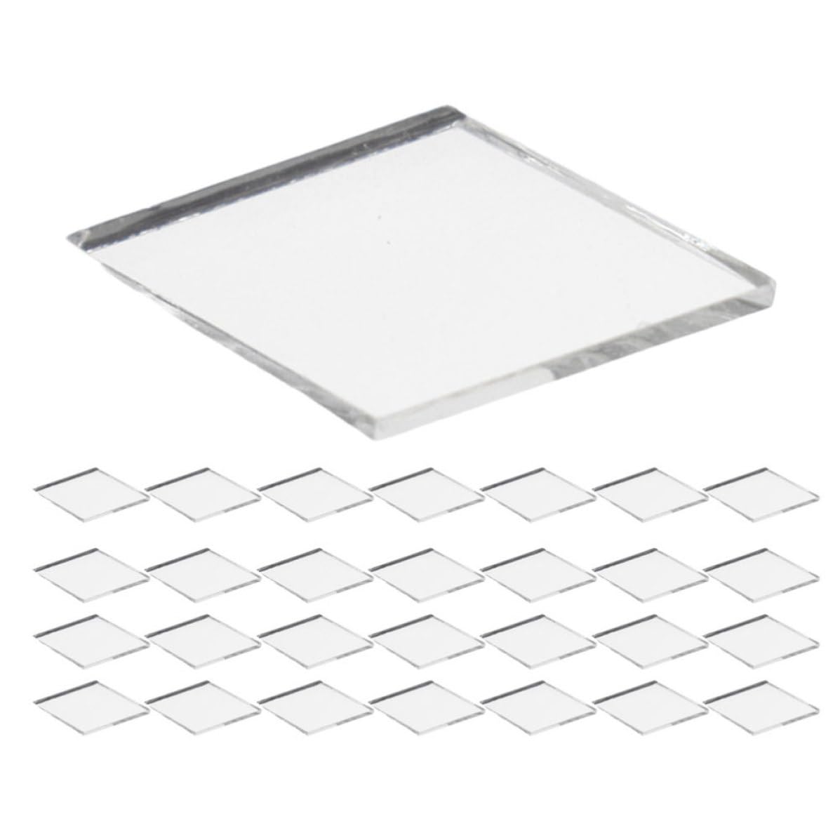 iplusmile Azulejos Acabado Brillante 200 de Espejo Acrílico Autoadhesivos en Forma de Rombo y Adhesivo para de Disco y Muebles