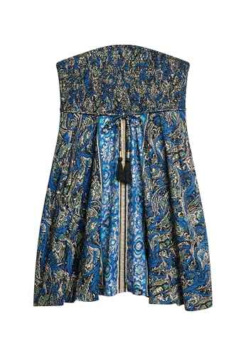Superdry Damen Bandeau-Kleid Blatt...