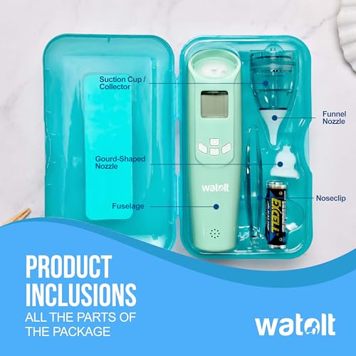 Image of Baby Nasal Aspirator - Electric Nose Suction for Baby - Automatic Booger Sucker for Infants - Battery Powered Snot Sucker Mucus Remover for Kids Toddlers