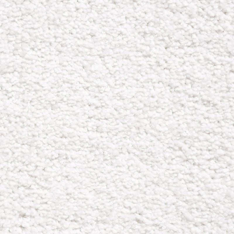 Tuda Carpet | Serene 10mm Pile Saxony Carpet with Action Backing, 12mm Total Height | Arctic White (169) - 4m x 3.5m (13ft1" x 11ft5")