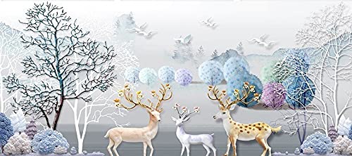 Peinture Diamant Forêt de brume pour sublimer la décoration de votre salon