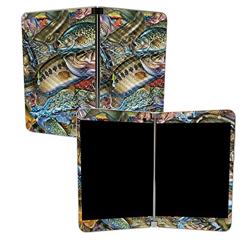 Image of MIGHTY SKINS MightySkins Carbon Fiber Skin for Microsoft Surface Duo - Action Fish Puzzle | Protective, Durable Textured Carbon Fiber Finish | Easy to Apply | Made in The USA