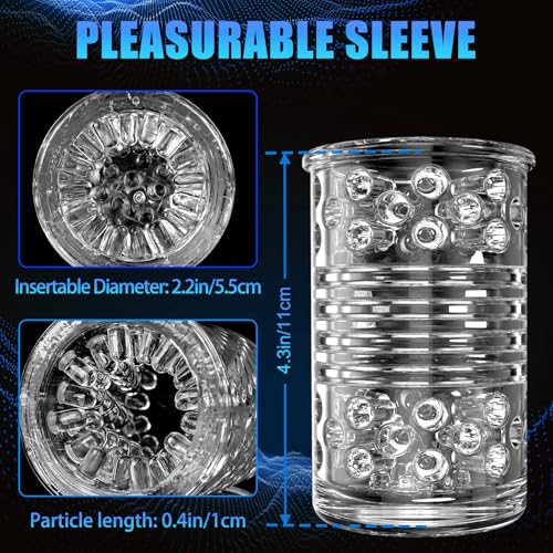 Image of Cafatop Automatic Male Masturbator Sex Toys for Men with Thrusting & Rotating, Realistic Male Stroker Pocket Pussy with Suction Cup Base, IPX7 Waterproof USB Rechargeable Adult Sex Toys