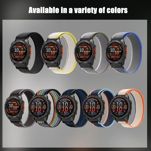 Correa Quickfit Nylon 26mm Compatible Garmin Fenix 8 miniatura 6