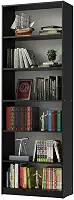 Estante Livreiro Madesa 6908 com 6 Nichos - Preto