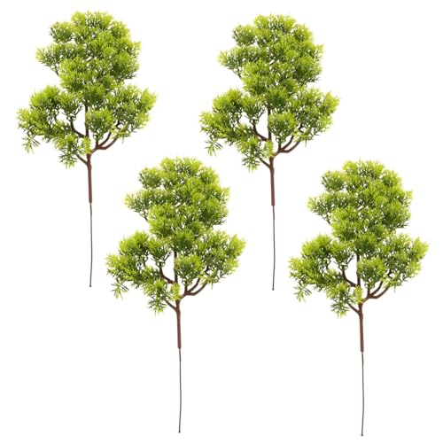 LOLIPPYY 4 Piezas Ramas Artificiales de Pino Falso para Decoración de Jarrones Hogar y Oficina de Pino Sintéticas para Arreglos DIY y Exhibiciones Estacionales