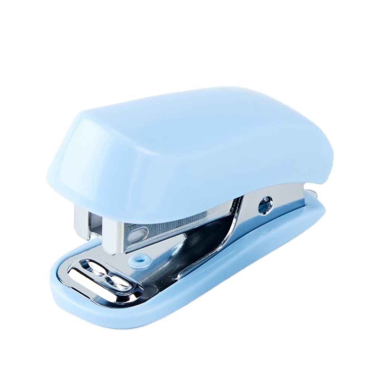 Heftgerät, Manueller Hefter for den Heim-Desktop-Hefter, Büro-Schreibwaren-Hefter, tragbare Bindemaschine for die Büroschule(Blue)