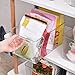 Book Organizer Transparent Multifunctional Book Organizer with Handle Storage Box Plastic Transparent Household Toys Organized Storage Box Student Desktop Dormitory for Cabinet