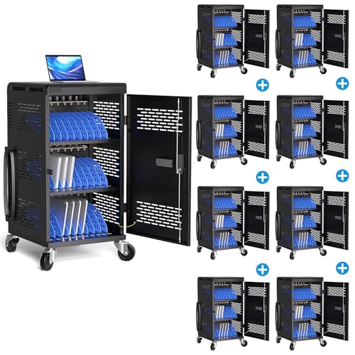 8 Bay Multi-Device Charging Station for Chromebooks/iPads/Laptops