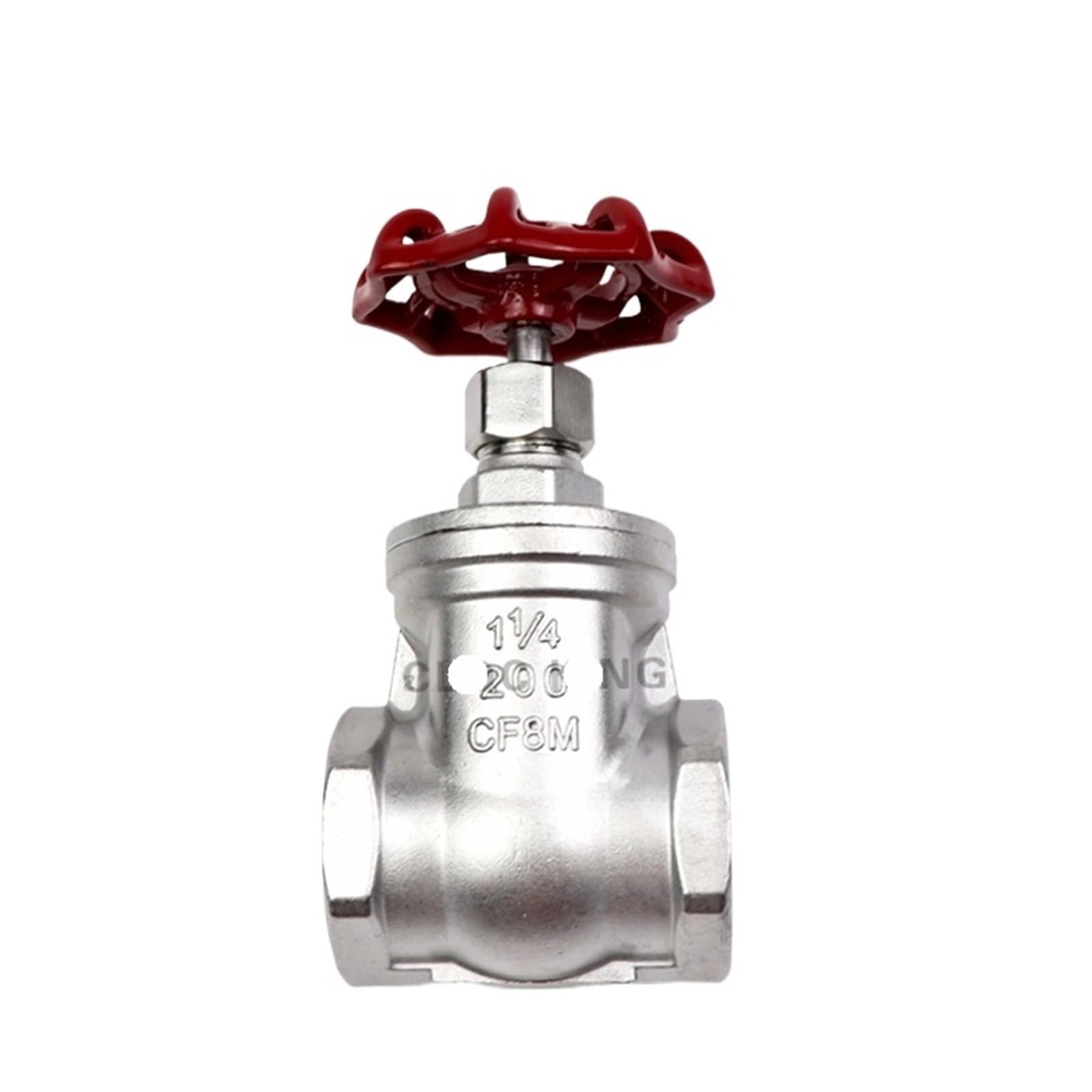 Válvula de compuerta 1-1/2 de acero inoxidable SS304 con hilo femenino de alta presión