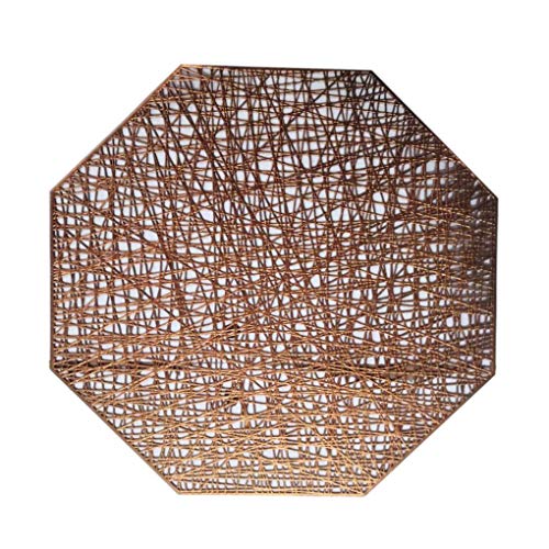 Fornateu Cup Pad Anti-Slip Heat Insulated Bowl Plate Pad Octagon Hollow Mat Placemat Kitchen Accessories