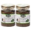 Pesto genovese met zwarte truffel Basilicum pesto met cashew, pijnboompitten, kaas, romige en aromatische truffel pesto Ideaal voor salades, pasta, risotto Green pesto with black truffle (80g) (2 x 80g)