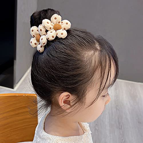 Cute Hair Ties For Women、Girls、Toddler Girls、Kids，Elastic Hair Ties For Thick Hair、Thin Hair，No Damage Hair Rubber Bands ((Star Bear 10Pcs)) #TOP5