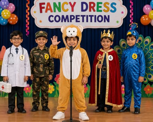 Image of udra Fancy Dress Animal costumes for kids animal dress for boys & girls fancy dress competition school events function for age group 3 to 8 yrs
