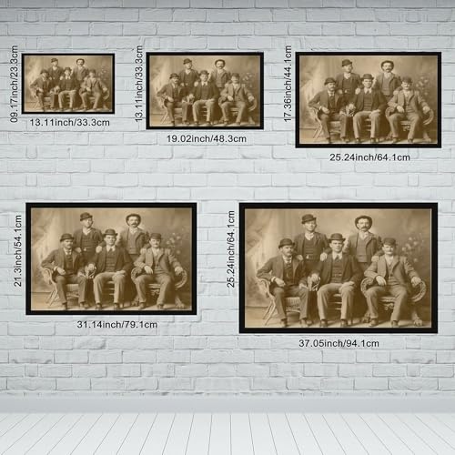 Toile The Wild Bunch Butch Cassidy résout le problème des murs vides grand format - 2