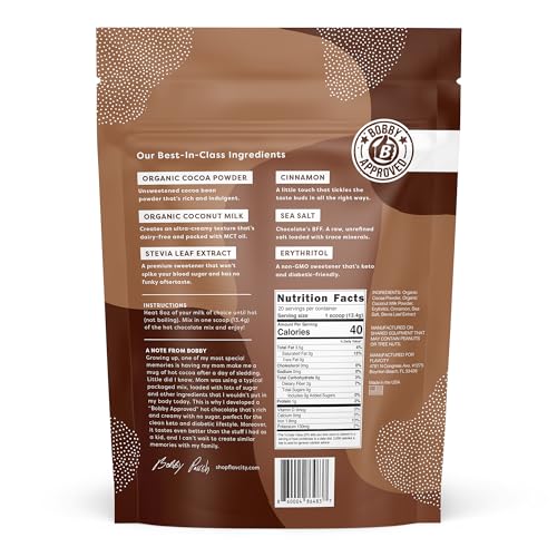 Flavcity Keto Hot Chocolate Powder, Original – Dairy-Free & Sugar-Free Organic Cocoa Powder Drink Mix – High-Fiber, Low-Carb & Gluten-Free Prebiotic thumb #5