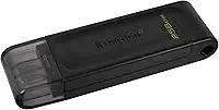 Kingston DataTraveler 70 256GB - Pen Drive USB-C 3.2 Gen 1 - Leitura até 70MB/s - DT70/256GB