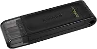 Kingston DataTraveler 70 256GB - Pen Drive USB-C 3.2 Gen 1 - Leitura até 70MB/s - DT70/256GB