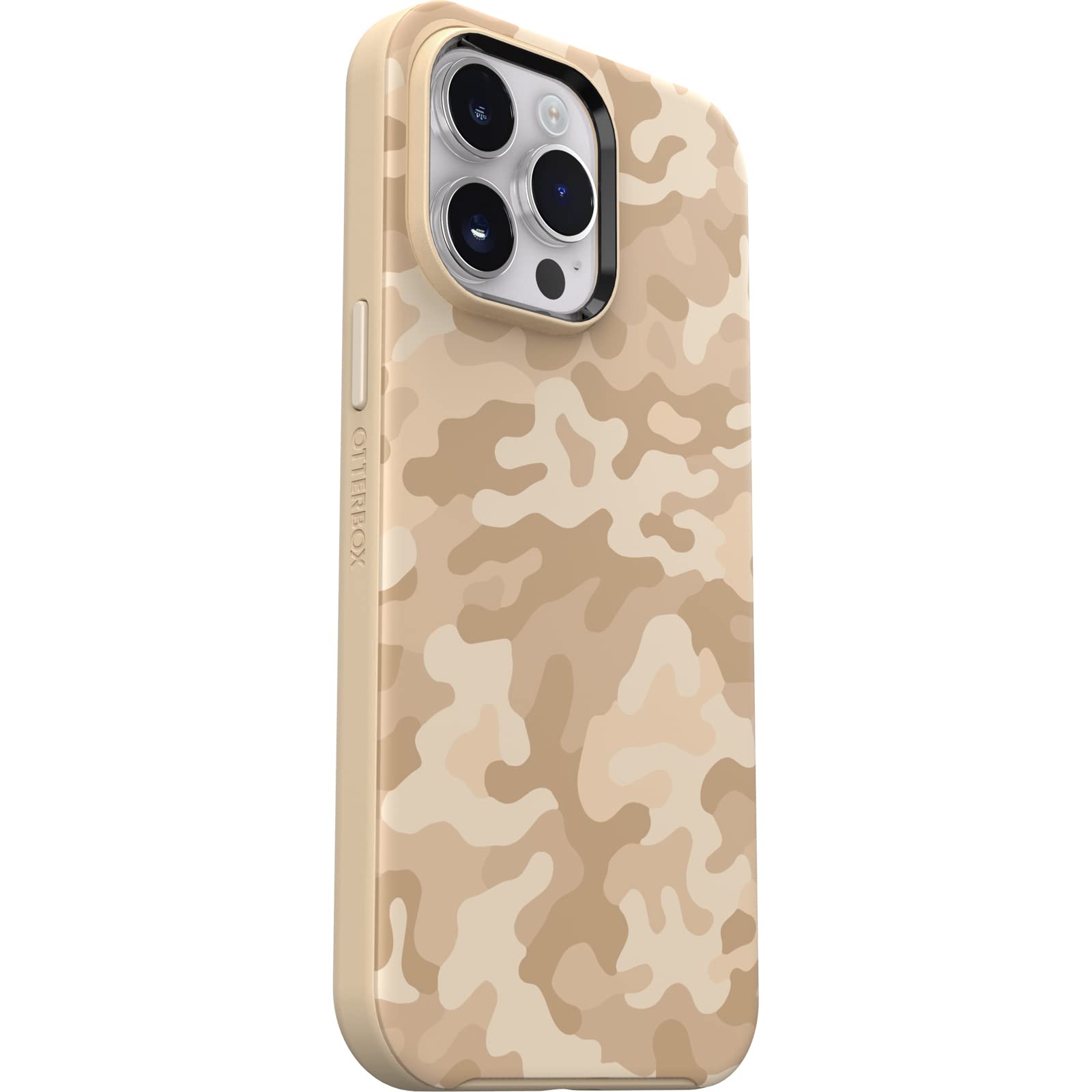 Otterbox Funda para iPhone 14 Pro MAX Symmetry+ con MagSafe, Resistente a Golpes y caídas, Funda Protectora Fina,Testada 3X con estándares Militares anticaídas, Sand Storm Camo