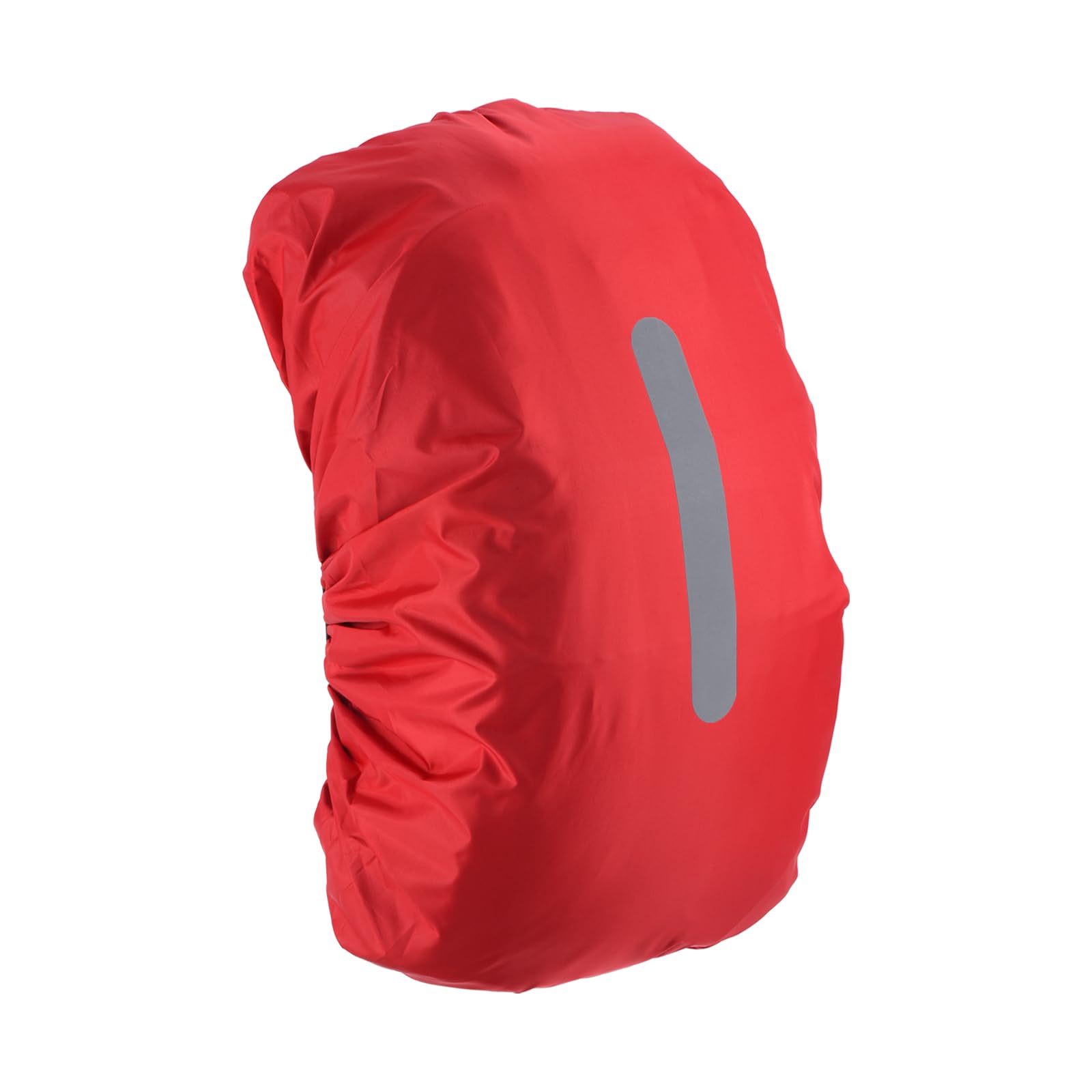 M METERXITY Backpack Rain Cover - Waterproof Lightweight Cover with Vertical Reflective Strap, Apply to Cycling/Hiking/Mountain Climbing (30-40L, S, Red)