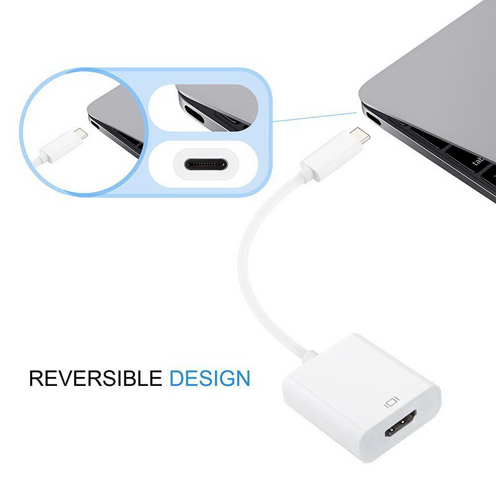 Amazon | 【ROSEBE】USB 3.1 Type C to HDMI 変換アダプタMacbook 12