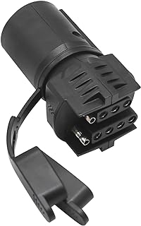 Trailer Light Adapter, 7 Pin to 4 Pin 5 Pin Trailer Converter, 7 Way to 4 Way 5 Way Flat Trailer Plug Light Adapter Plug for Car