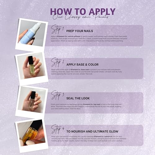 Image of MOONLILAC Vegan Nail Polish Lavender Color | Long Lasting Chip Resistant Formula | Quick Dry Glossy Finish | Non Toxic & Cruelty Free Nail Paint for Women | 10 ml